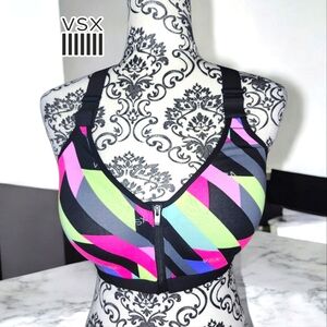 VSX Colorful Front Closure Sports Bra - 34D